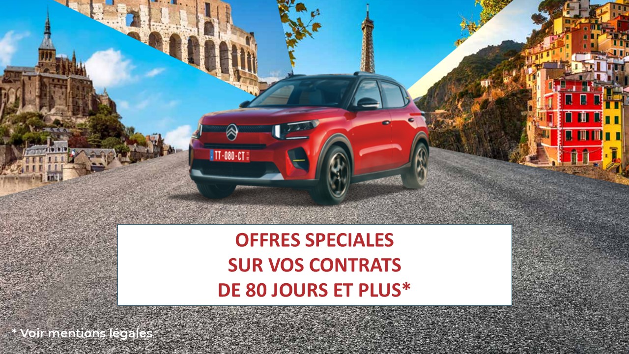 Pour une livraison du 30 janvier 2025 au 31 décembre 2025, bénéficiez de 10% sur vos contrats de 80 à 179 jours