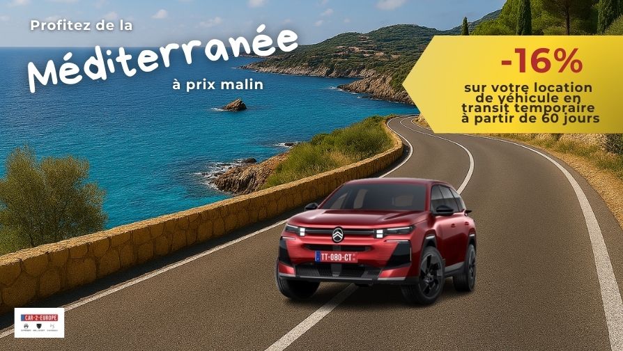 Remises exceptionnelles pour une réservation supérieure à 60 jours.